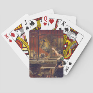 Jeous Lioness Paul Friedrich Meyerheim-målning Casinokort