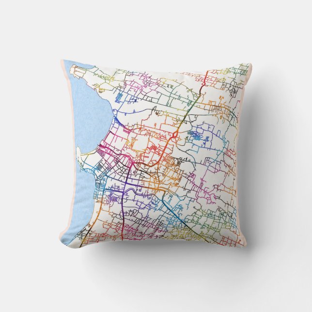 Jepara Indonesia City Map Kudde (Framsida)