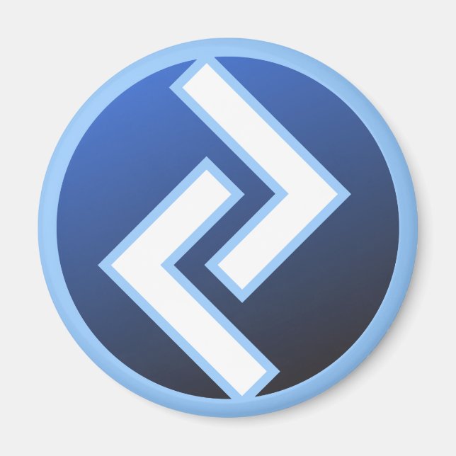 Jeran Jeraz Rune Magnet (Framsidan)