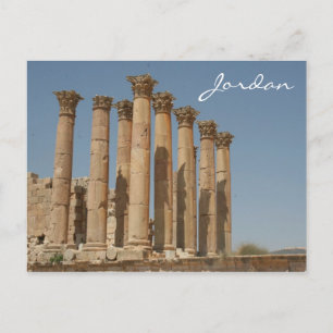 jerash colums vykort