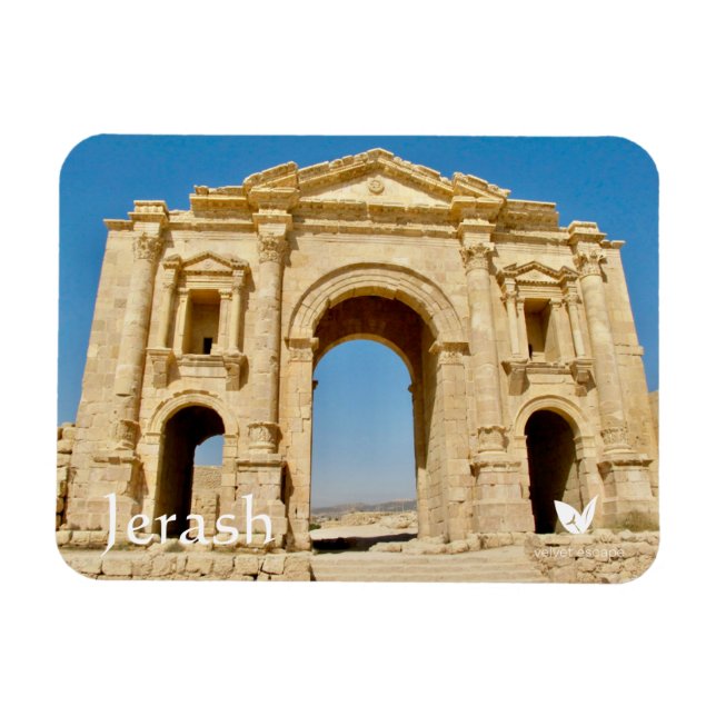 Jerash, Jordan magnet av Velvet Escape (Horisontell)