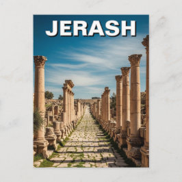 Jerash Jordan Travel Vykort