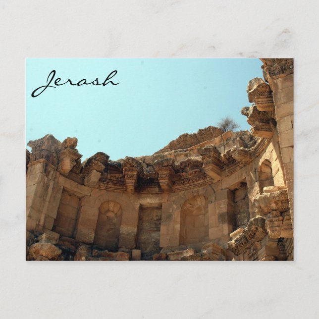 jerash-teater gammal vykort (Framsida)