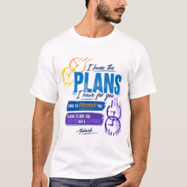 Jeremia 29:11 Hopp. Mening. Löfte. T Shirt