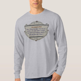 Jeremia 29:11 Kristna herrars långärmade t-shirt