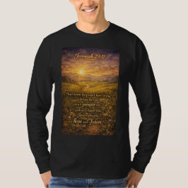 Jeremia 29:11 Kristna Mäns Långärmad T-Shirt