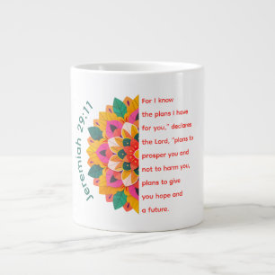 Jeremia 29:11 Mandala Jumbomugg Jumbo Mugg