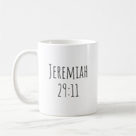 "Jeremia 29:11"-muggen Kaffemugg