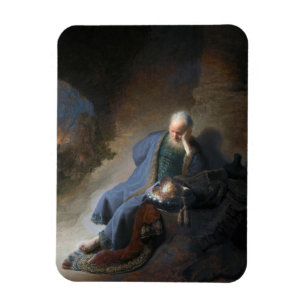 Jeremia förstör Jerusalem Bibeln Rembrandt Magnet