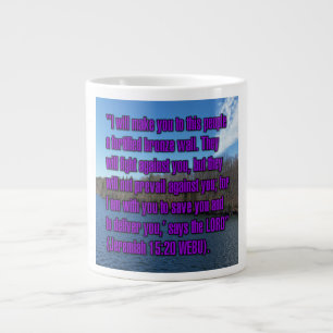 Jeremiah 15:20 WEBU Mugg Jumbo Mugg