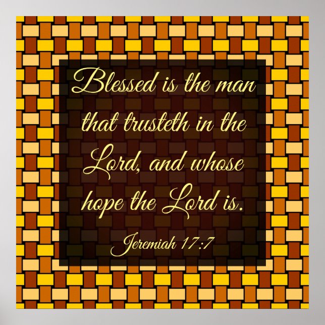 Jeremiah 17-7 poster (Framsidan)