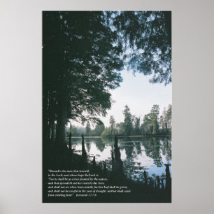 Jeremiah 17 - lodrät poster