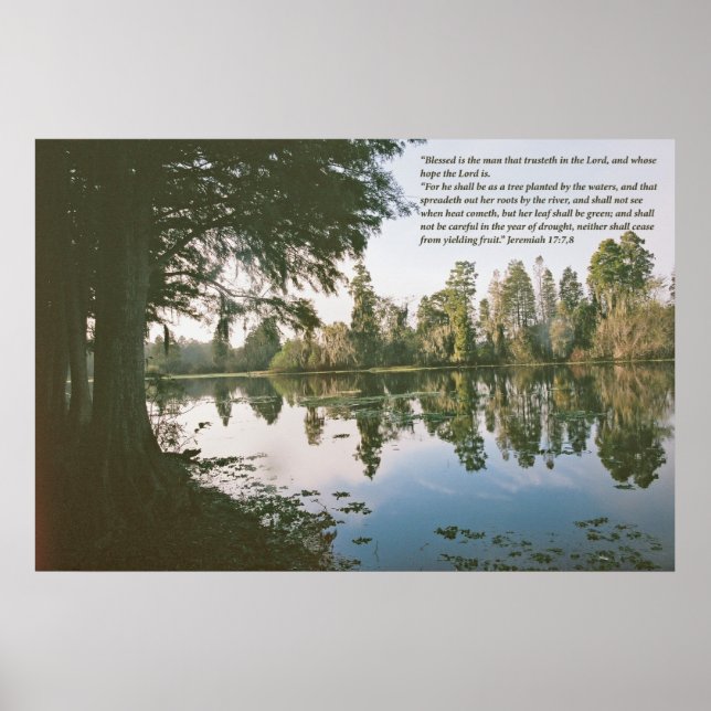 Jeremiah 17 - vågrät poster (Framsidan)