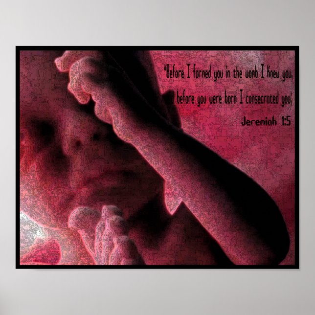 Jeremiah 1:5 poster (Framsidan)