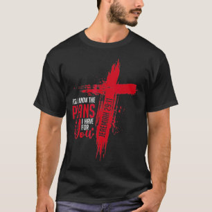 Jeremiah 2911 Christian Religiösa Bible Verse Cros T Shirt
