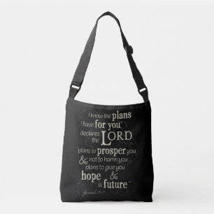 Jeremiah 29:11 Bible Verse Axelväska