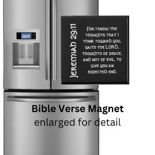 Jeremiah 29:11 Bible Verse Magnet