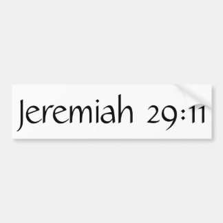 Jeremiah 29:11 bildekal