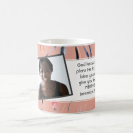 JEREMIAH 29:11 Christian Photo Template ROSA Kaffemugg
