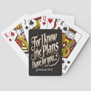 Jeremiah 29:11 Divine Väg Casinokort