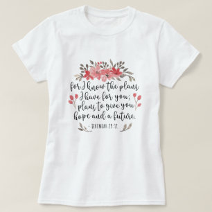Jeremiah 29 11 - För jag känner till planerna - Bl T Shirt