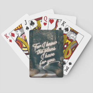 Jeremiah 29:11 För jag vet vilka planer jag har fö Casinokort
