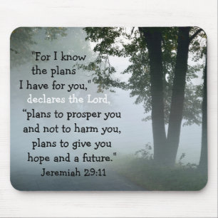 Jeremiah 29:11 För jag vet vilka planer jag har fö Musmatta