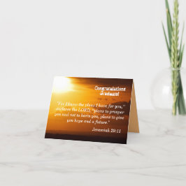 Jeremiah 29:11 Främjande Kort
