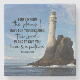 Jeremiah 29:11 Jag vet vilka planer jag har för di Stenunderlägg