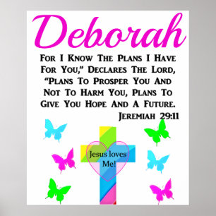 JEREMIAH 29:11 JESUS KÄRLEK ME PERSONLIG POSTER
