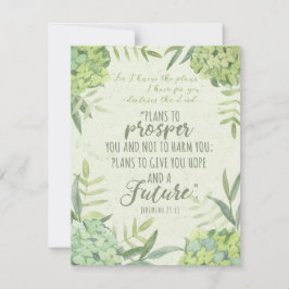 Jeremiah 29:11 julkort