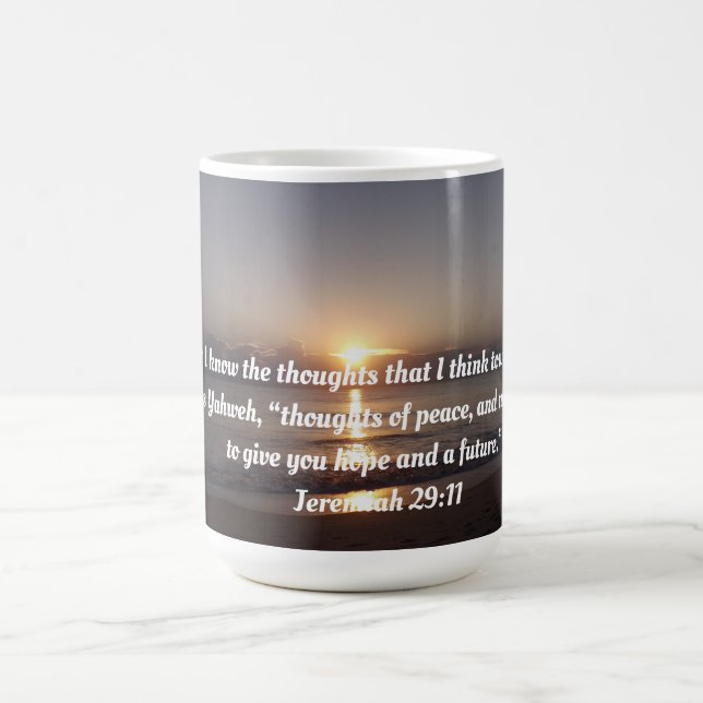 Jeremiah 29:11 Kaffe Mugg (Center)