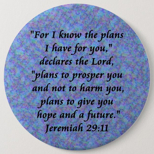 jeremiah 29-11 knapp (Framsida)