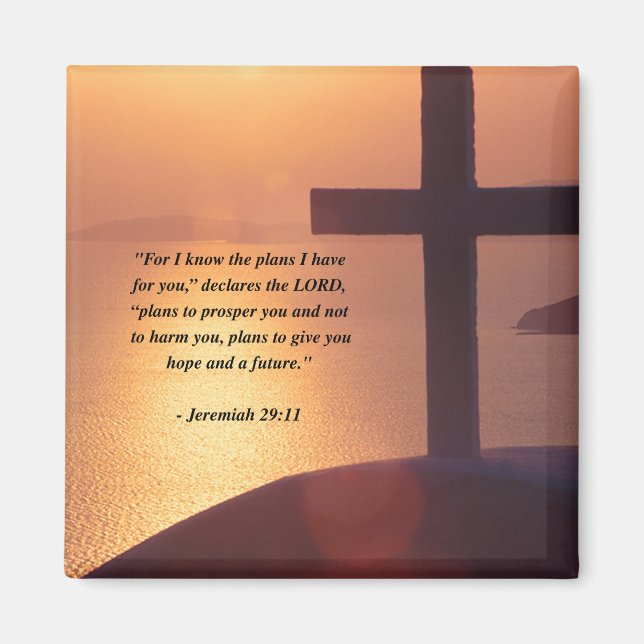 JEREMIAH 29:11 MAGNET (Framsidan)