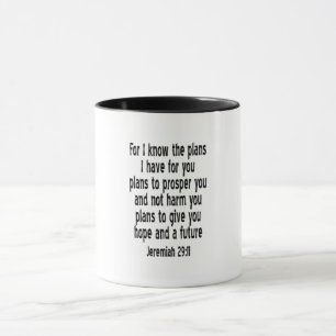 Jeremiah 29:11 mugg