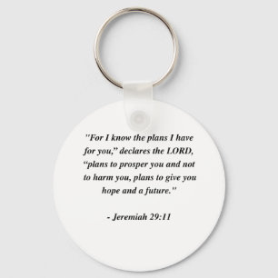JEREMIAH 29:11 NYCKELRING