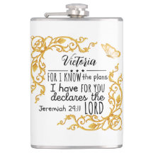 Jeremiah 29:11-plan för dig Anpassningsbar Guld