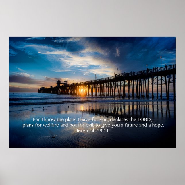 Jeremiah 29:11 poster (Framsidan)