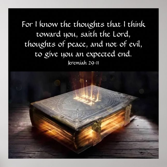Jeremiah 29:11 poster (Framsidan)