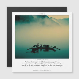Jeremiah 29:11 PROSPERITY SCRIPIX-magnetkort Magnetisk Inbjudningskort