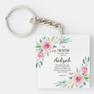 Jeremiah 29:11 Rosa ros Personalize
