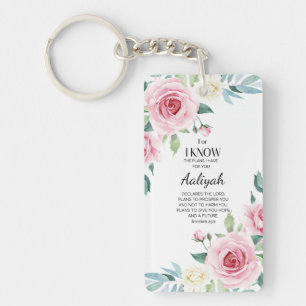 Jeremiah 29:11 Rosa ros Personalize