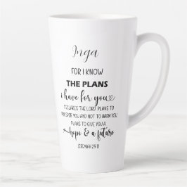 Jeremiah 29:11 Stil Bible Verse med Namn