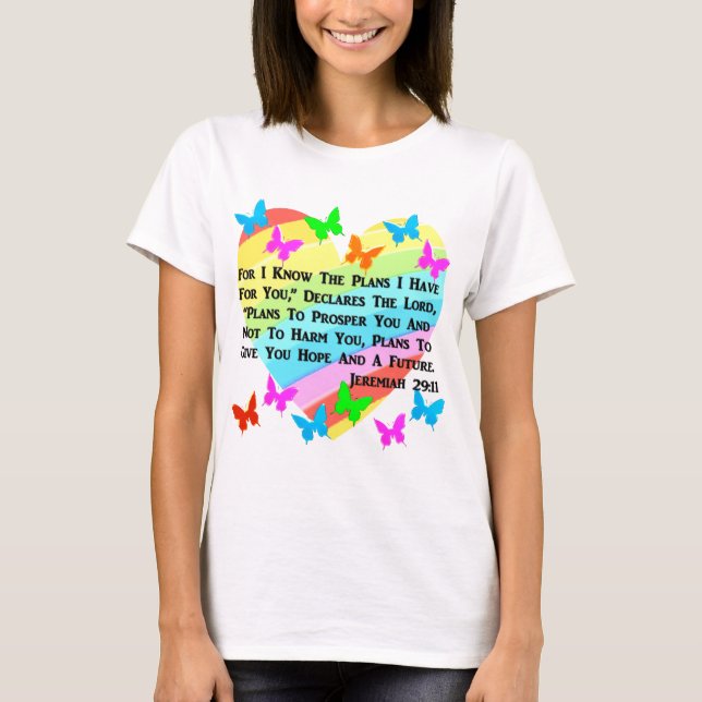 JEREMIAH 29:11 T SHIRT (Framsida)