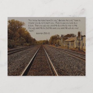 Jeremiah 29:11 vykort