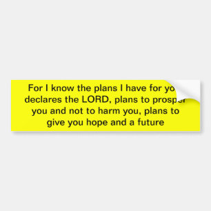 Jeremiah 29:11bildekal bildekal