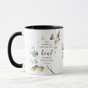 Jeremiah 30 17 Jag återställer din hälsobibel Mugg