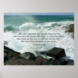 Jeremiah 31:35 POSTER Skriv ut