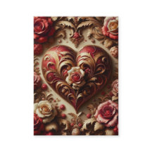 Jeremiah 31:3 KJV-kort - Hjärtat i ljuskänsla