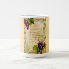 Jeremiah 33:3 Christian Bible Verse Kaffemugg